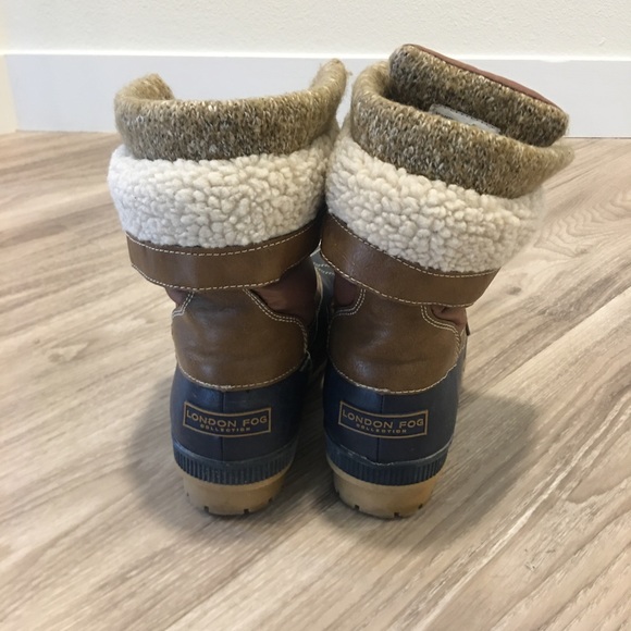 LONDON FOG Womens Mitten Cold Weather Duck Boot for Snow - Picture 2 of 8